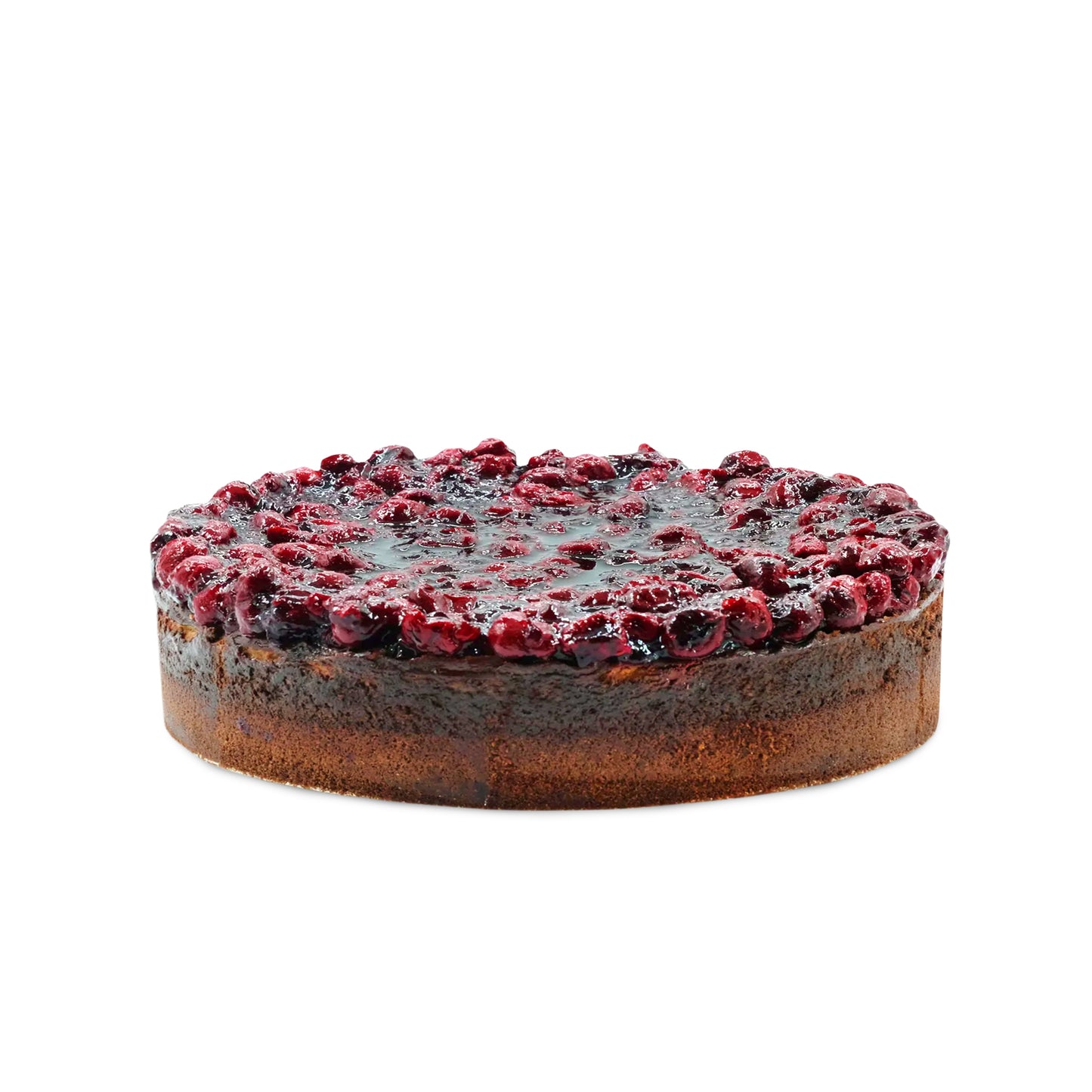 Brownie Cherry Vanilla Cheesecake