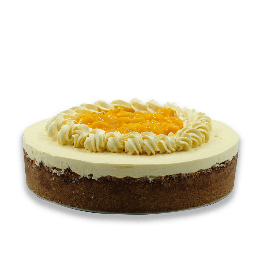 Fødselsdagskage, cheesecake, mango passion fruit, kage
